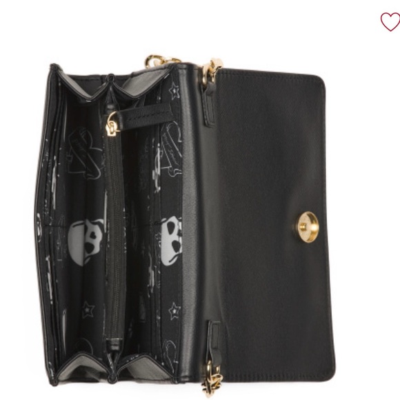 🖤🖤NWT-BETSEY JOHNSON GORGEOUS @Sybil” Crossbody With Studs And Gems🖤🖤 - Picture 11 of 12